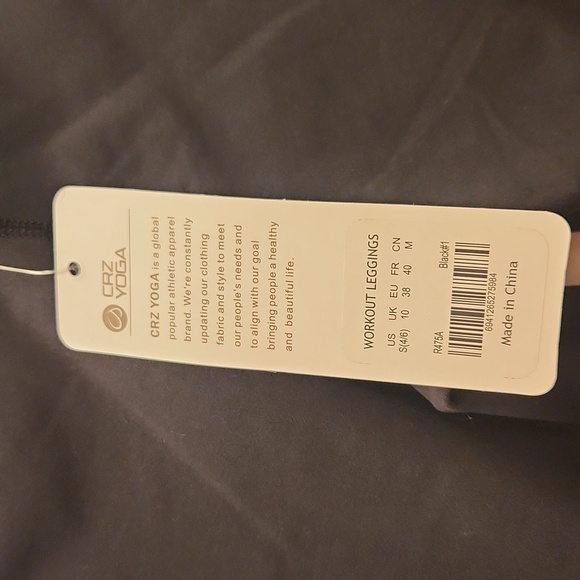 CRZ YOGA Black Workout Leggings - Picture 5 of 5